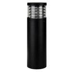 Louvred LED Bollard Light CCT Large 24w 600mm in Black Havit Commercial - HCP-262340