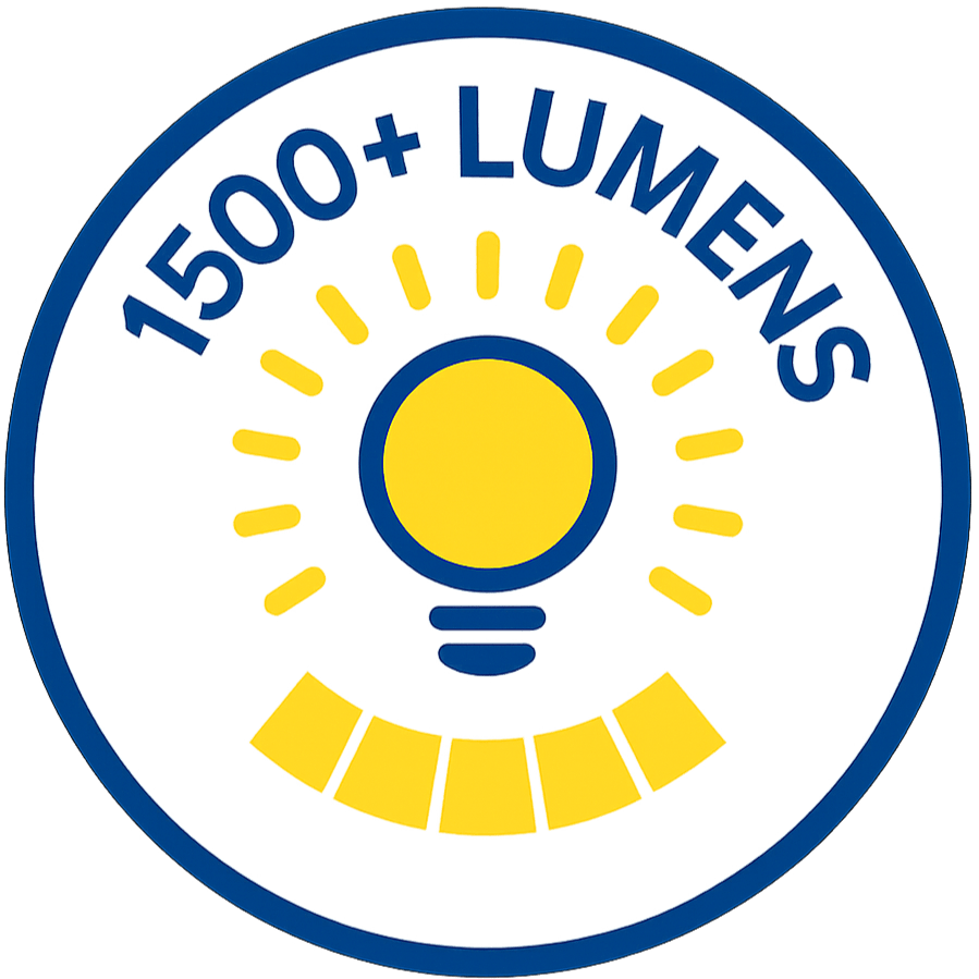 Very bright – large areas