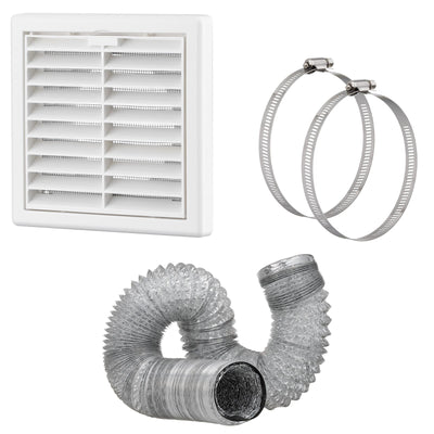 Aluminium 100mm Duct Ventilation Kits