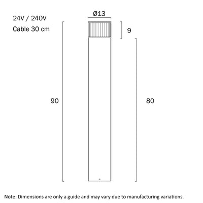 Malabo 24V 240V Exterior LED Bollard Light