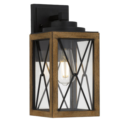 Mallory Outdoor Wall Light Small, Large in Black Sand /