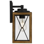 Mallory Outdoor Wall Light Small, Large in Black Sand /