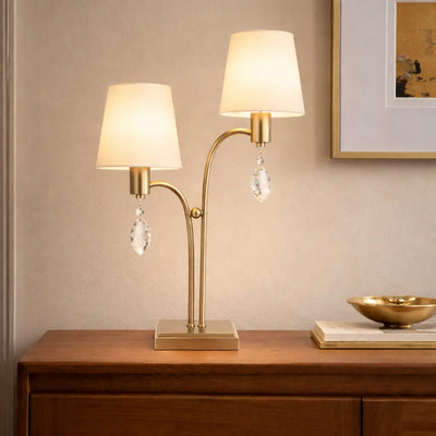Malvern 2 Light Table Lamp — lifestyle