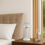Mandel Touch Table Lamp — lifestyle