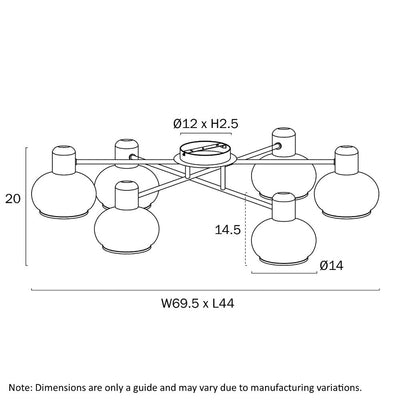 Marbell Close Ceiling Light