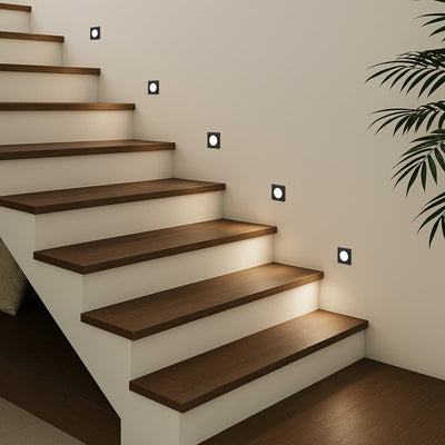 MAREN SQUARE STAIR DOWNLIGHT — lifestyle