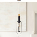 Marvin 1 Light Pendant Light Black / Gold — lifestyle
