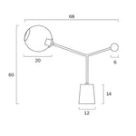 Matilda 1 Light Table Lamp
