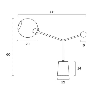 Matilda 1 Light Table Lamp