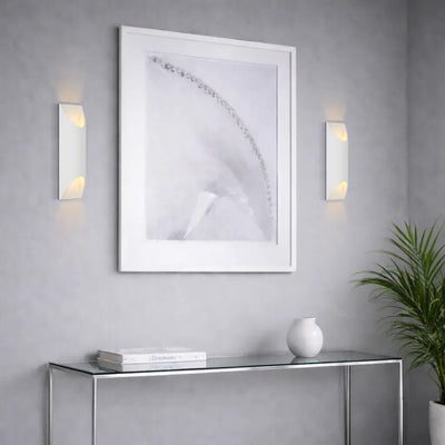 Mazal Gypsum Indoor Wall Light — lifestyle