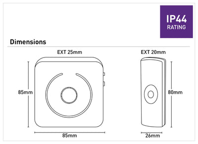 Wireless Door Chime Battery Operated