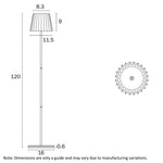 Mindy LED Rechargeable Floor Lamp