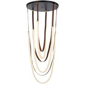Mio LED Pendant Light — Brown| Black