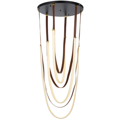 Mio LED Pendant Light — Brown| Black