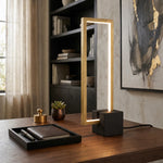 Modric 12W LED Dimmable Table Lamp — lifestyle