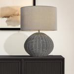 Mohan Table Lamp 1Lt in Grey or Sand — lifestyle