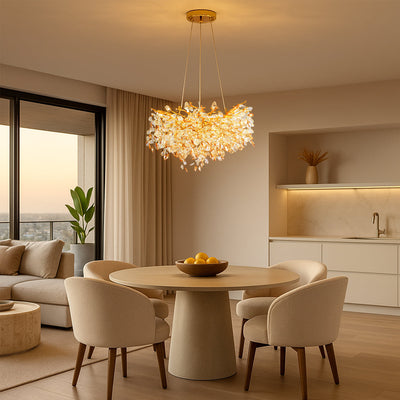 Molena Pendant Light 5Lt, 6Lt, 8Lt, 10Lt in Chrome or G — lifestyle