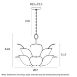 Monte 8 Pendant Light