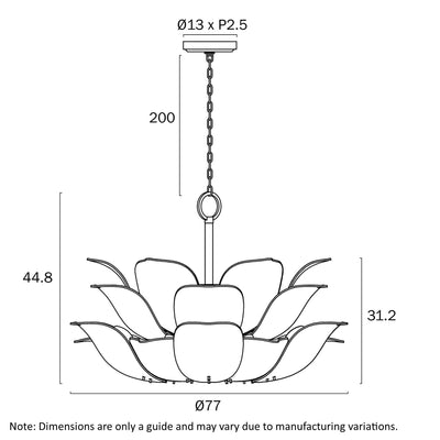 Monte 12 Pendant Light