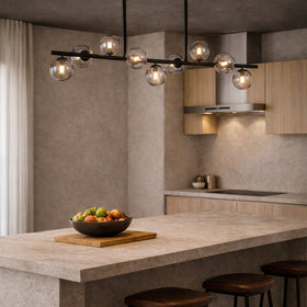 Moran 9 Light Pendant Light — lifestyle
