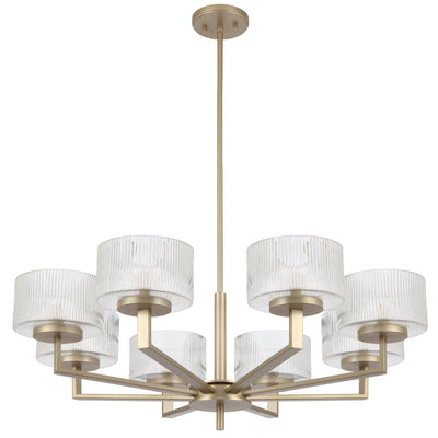 Moreno Pendant Light 8Lt in Antique Gold, Antique Silve