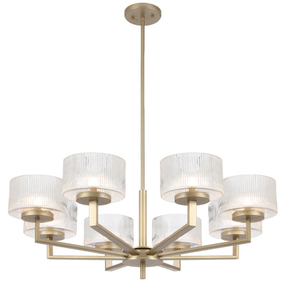 Moreno Pendant Light 8Lt in Antique Gold, Antique Silve