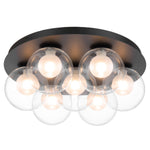 Mosari 7 CTC Ceiling Light — Black