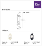 Nepean II Exterior Wall Light