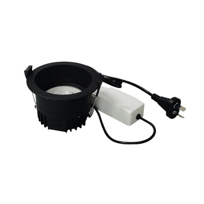 90mm LED Downlight 9w Black, White