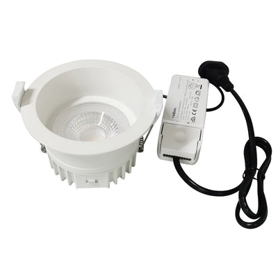 90mm LED Downlight 9w Black, White