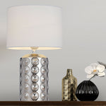 Nancy Table Lamp Silver — lifestyle