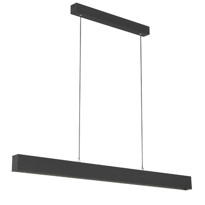 Navaro2 LED Pendant Light 40W TRI Colour Black & Opal