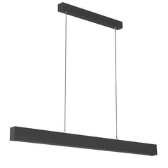 Navaro2 LED Pendant Light 40W TRI Colour Black & Opal