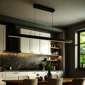 Navaro2 LED Pendant Light 60W TRI Colour Black & Opal - NAVA — lifestyle