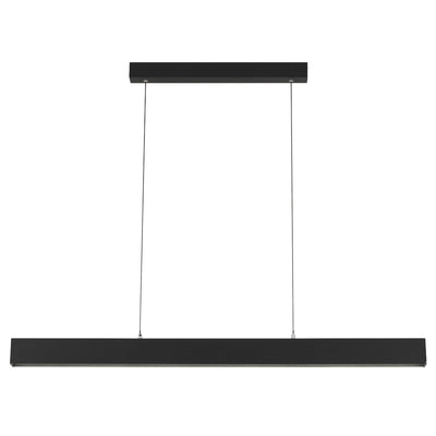 Navaro2 LED Pendant Light 40W TRI Colour Black & Opal