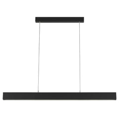 Navaro2 LED Pendant Light 40W TRI Colour Black & Opal