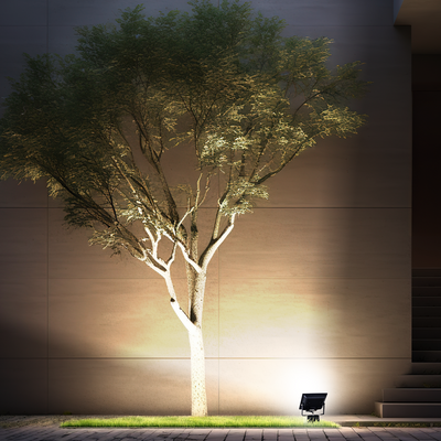 Neo Track LED SMD Exterior Flood Light 150W in Black — lifestyle