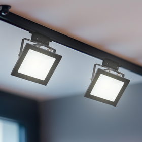 NEO Track LED SMD Exterior Flood Light 20w in Black — lifestyle