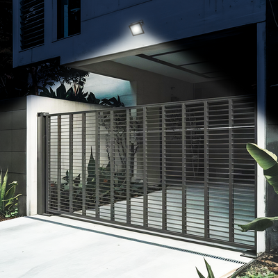 NEO Track LED SMD Exterior Flood Light 50w in Black — lifestyle
