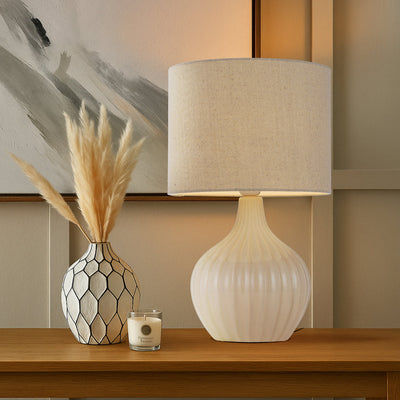 Nord Ceramic Table Lamp — lifestyle