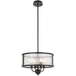 Norel 4 Pendant Light — Black| Clear