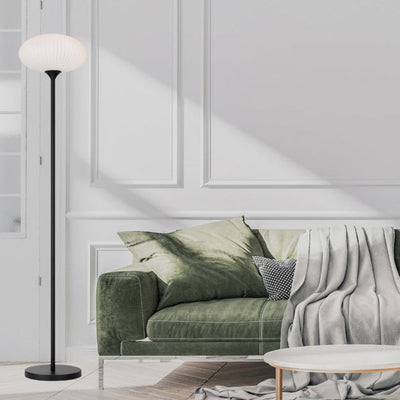 Nori Floor Lamps 1 LT in Black/Opal Matt