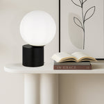 Novio Table Lamp in Antique Gold or Black — lifestyle