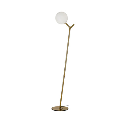 Ohh Floor Lamp 1 Lt in Antique Gold or Black