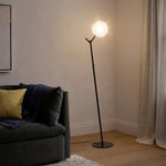 Ohh Floor Lamp 1 Lt in Antique Gold or Black — lifestyle