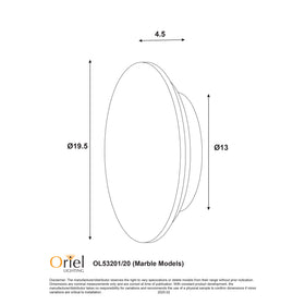 Oriel DOT.20 TRAVERTINE