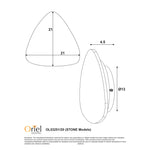 Oriel REUL.20 TRAVERTINE