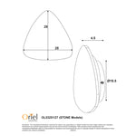 Oriel REUL.27 TRAVERTINE