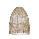 Serang 35 Cane Pendant Shade Only in Natural, Black or White - Natural