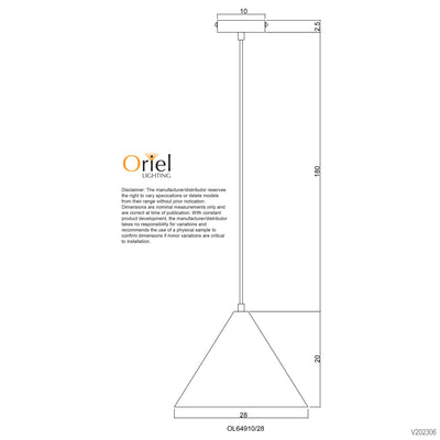 Oriel CONIC.28